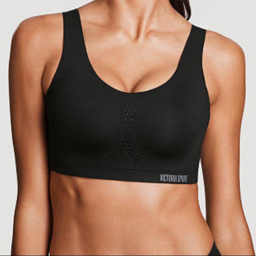 Victoria's Secret Black Seamless Sports Bra
